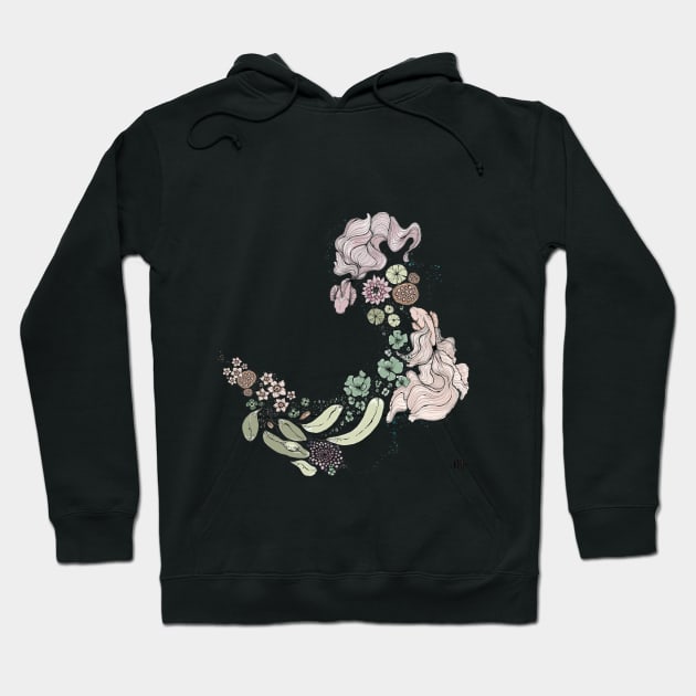 The Creation of Lotus Seeds Hoodie by Ajidecolor